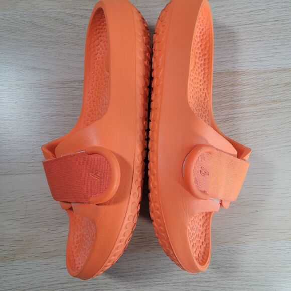 Allbirds Sugar Sliders Womens 10 Slip On Slides Comfort Cane Sandals Orange - Picture 6 of 8